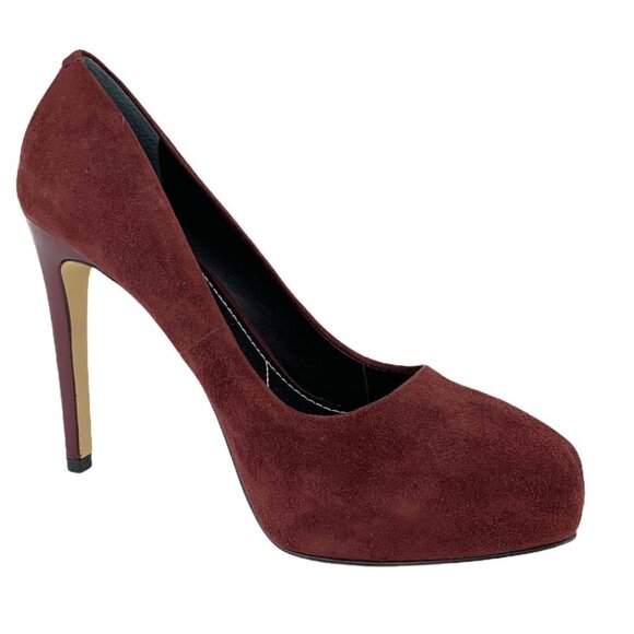 Charles by Charles David Women's High Heel Slip-On Pumps Wine Red Size 6 W - Picture 4 of 9